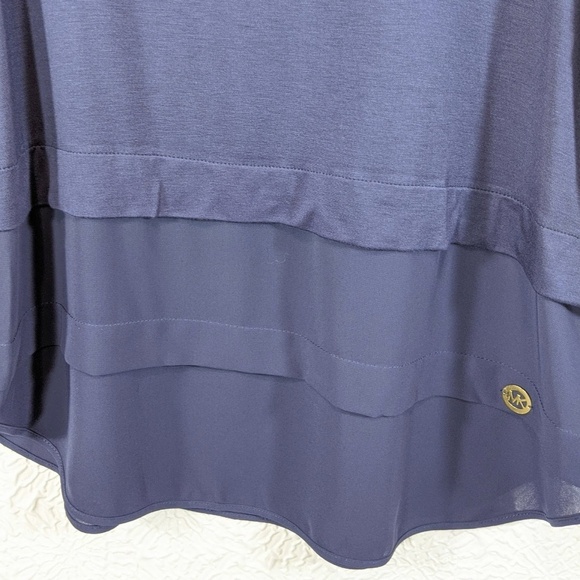 MICHAEL Michael Kors Layered Chiffon Illusion Top - Picture 3 of 7